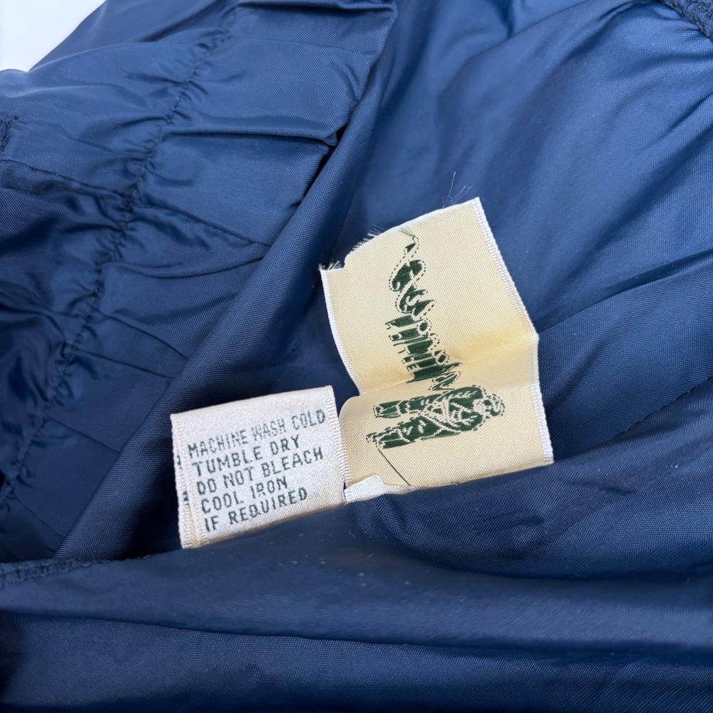 Vintage Briarcliff Collection Windbreaker Golf Pants XL‎ Mens Navy Blue Nylon - Picture 6 of 11